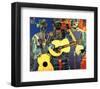 Three Folk Musicians, 1967-Romare Bearden-Framed Art Print