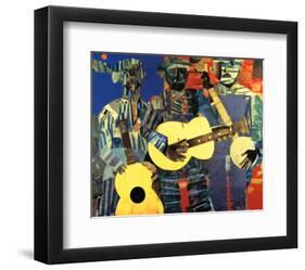 Three Folk Musicians, 1967-Romare Bearden-Framed Art Print