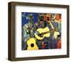 Three Folk Musicians, 1967-Romare Bearden-Framed Art Print