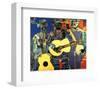 Three Folk Musicians, 1967-Romare Bearden-Framed Art Print