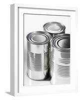 Three Food Tins Without Labels-Colin Erricson-Framed Photographic Print