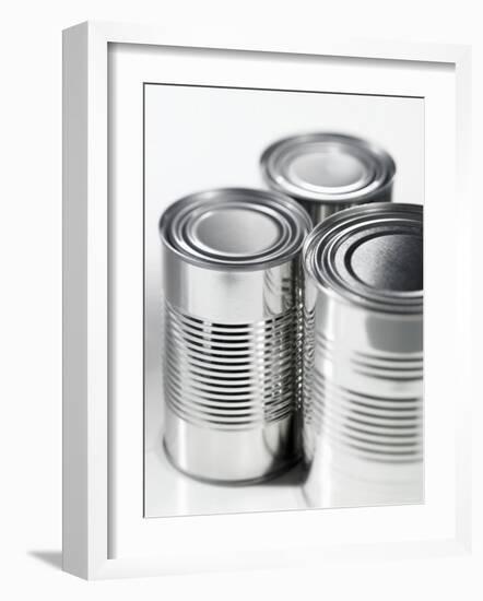 Three Food Tins Without Labels-Colin Erricson-Framed Photographic Print