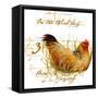 Three French Hens-Janice Gaynor-Framed Stretched Canvas