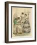 Three French Ladies in Crinolines-L Beclier-Framed Art Print