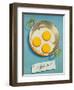 Three Fried Eggs, Guete-null-Framed Art Print