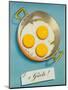 Three Fried Eggs, Guete-null-Mounted Art Print