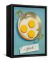 Three Fried Eggs, Guete-null-Framed Stretched Canvas