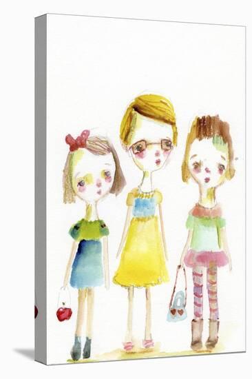 Three Friends-Mindy Lacefield-Stretched Canvas