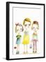 Three Friends-Mindy Lacefield-Framed Giclee Print