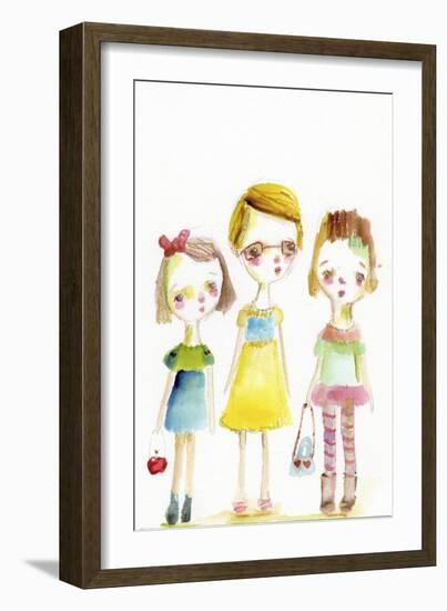 Three Friends-Mindy Lacefield-Framed Giclee Print