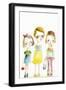 Three Friends-Mindy Lacefield-Framed Giclee Print