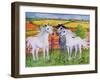 Three Frisky Horses, 2002-Joan Thewsey-Framed Giclee Print