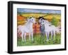 Three Frisky Horses, 2002-Joan Thewsey-Framed Giclee Print