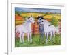 Three Frisky Horses, 2002-Joan Thewsey-Framed Giclee Print