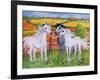 Three Frisky Horses, 2002-Joan Thewsey-Framed Giclee Print
