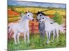 Three Frisky Horses, 2002-Joan Thewsey-Mounted Giclee Print