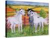 Three Frisky Horses, 2002-Joan Thewsey-Stretched Canvas