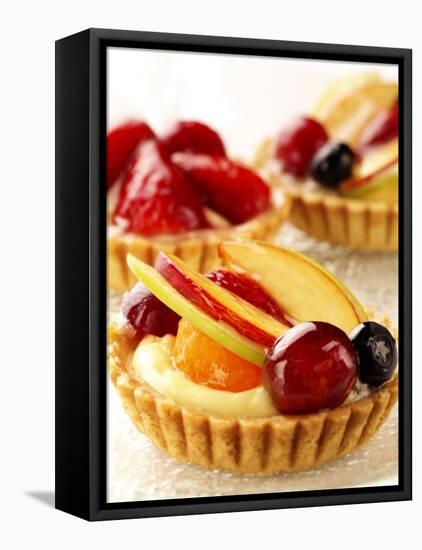 Three Fruit Tartlets-Joff Lee-Framed Stretched Canvas