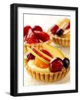 Three Fruit Tartlets-Joff Lee-Framed Photographic Print