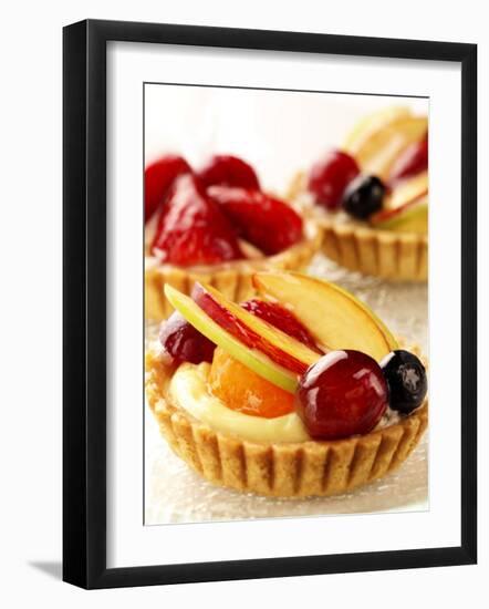 Three Fruit Tartlets-Joff Lee-Framed Photographic Print