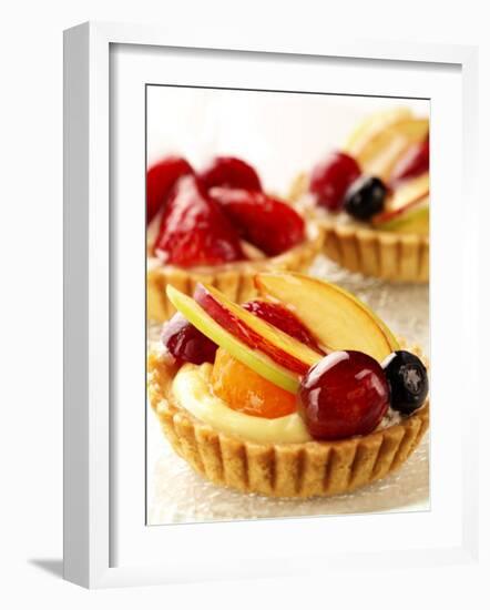 Three Fruit Tartlets-Joff Lee-Framed Photographic Print