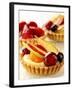 Three Fruit Tartlets-Joff Lee-Framed Photographic Print