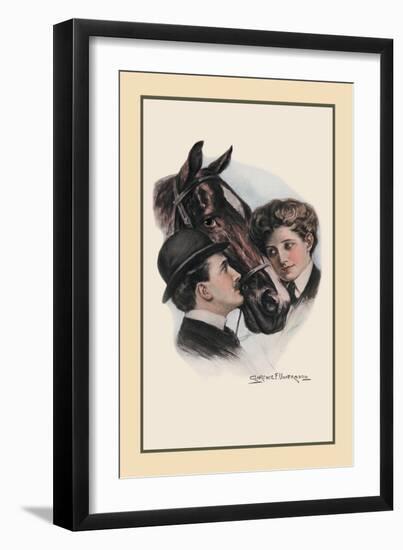 Three Gazers-Clarence F. Underwood-Framed Art Print