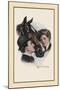 Three Gazers-Clarence F. Underwood-Mounted Art Print