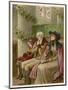 Three Generations in a Church Pew at Christmas Time-Phillips Brooks-Mounted Art Print