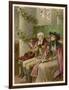 Three Generations in a Church Pew at Christmas Time-Phillips Brooks-Framed Art Print