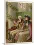 Three Generations in a Church Pew at Christmas Time-Phillips Brooks-Mounted Art Print