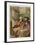 Three Generations in a Church Pew at Christmas Time-Phillips Brooks-Framed Art Print