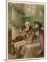 Three Generations in a Church Pew at Christmas Time-Phillips Brooks-Mounted Art Print