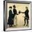Three Gentlemen Greeting Each Other-Richard Dighton-Framed Giclee Print