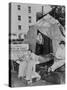 Three Gi Students at the University of Wisconsin Living in a Tent-null-Stretched Canvas