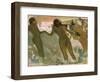 Three Girls Bathing-Edgar Degas-Framed Giclee Print