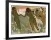 Three Girls Bathing-Edgar Degas-Framed Giclee Print