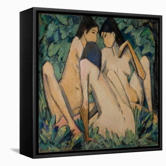 Three Girls in a Wood, C.1920-Otto Muller-Framed Stretched Canvas