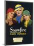 Three Girls of the Ginger Rogers Era Who Use Snowfire Face Powder-Wilton Williams-Mounted Art Print