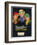 Three Girls of the Ginger Rogers Era Who Use Snowfire Face Powder-Wilton Williams-Framed Art Print