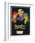 Three Girls of the Ginger Rogers Era Who Use Snowfire Face Powder-Wilton Williams-Framed Art Print