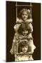 Three Girls on Rope Ladder-null-Mounted Art Print