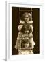 Three Girls on Rope Ladder-null-Framed Art Print