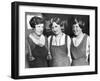 Three Girls, the Foraboschi Sisters, in Traditional Costumes-null-Framed Photographic Print