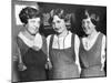 Three Girls, the Foraboschi Sisters, in Traditional Costumes-null-Mounted Photographic Print