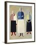 Three Girls-Kasimir Malevich-Framed Giclee Print