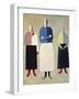 Three Girls-Kasimir Malevich-Framed Giclee Print