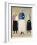 Three Girls-Kasimir Malevich-Framed Giclee Print