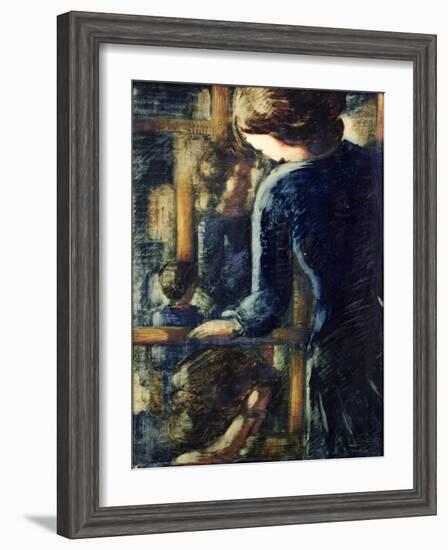 Three Girls-Oskar Schlemmer-Framed Giclee Print