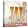 Three Glasses of Bellini (Sparkling Wine with Peach Juice)-Michael Paul-Stretched Canvas